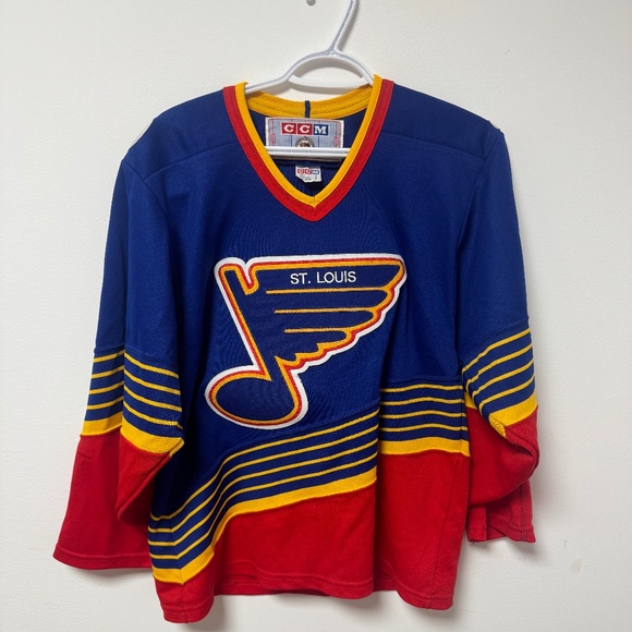 St. Louis Blues 1996 Away CCM Throwback NHL Hockey Jersey - Picture 1 of 2